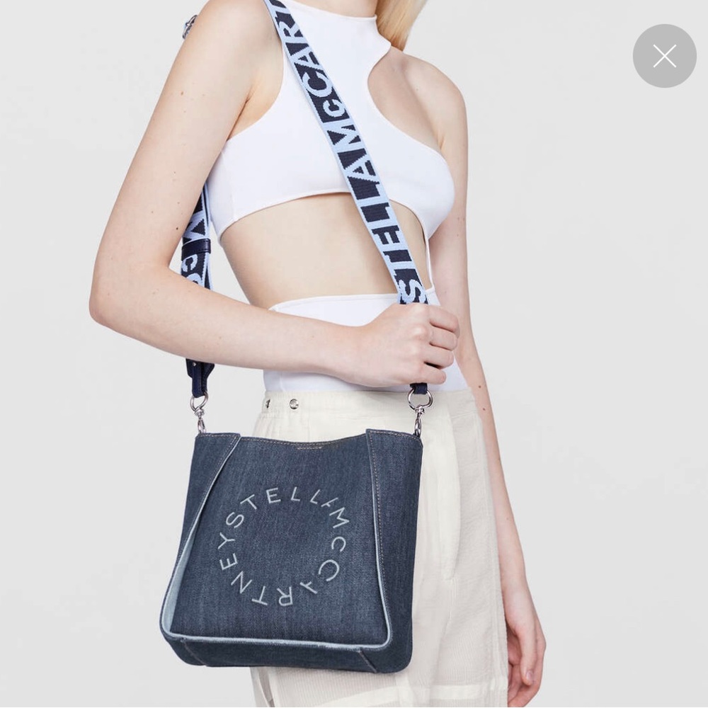 Stella McCartney denim crossbody bag NWOT - Picture 10 of 11